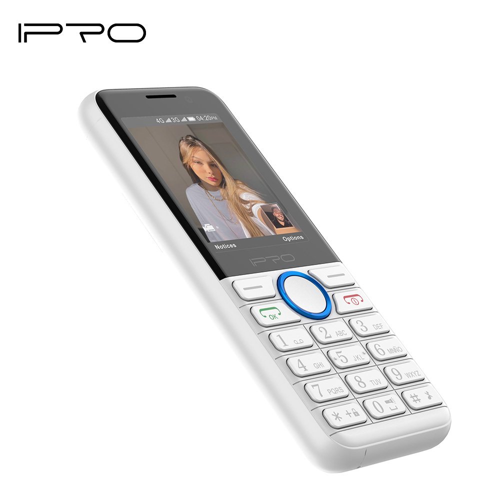 IPRO K2 2.4 Inch Quad Core Multi-language 4G Feature Keypad Mobile Smart KaiOS Phone with Whatsapp and GPS